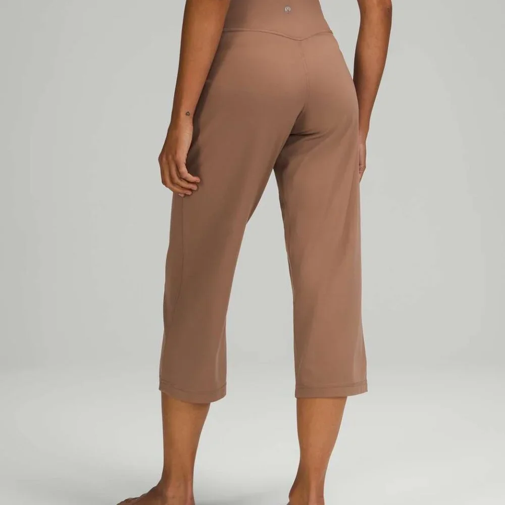 Lululemon Align Wide Leg Super-High-Rise Crop *23" Cacao Size 18 - Picture 2 of 6